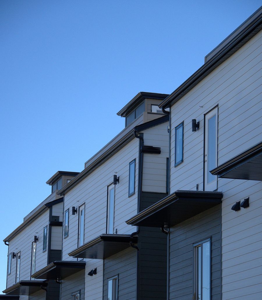 Layered Townhouse Rows, Calgary