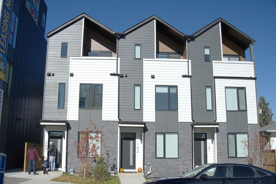 Modern Infill Fourplex, Calgary
