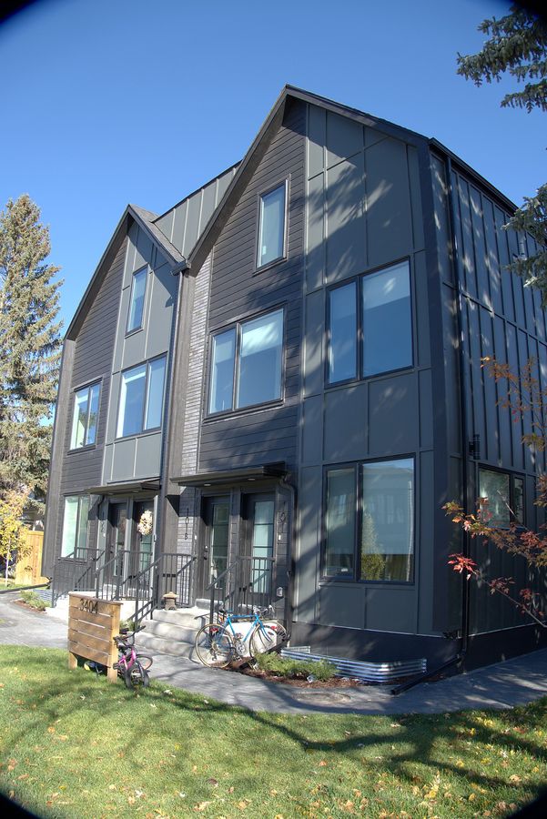 Single family home exterior, Calgary