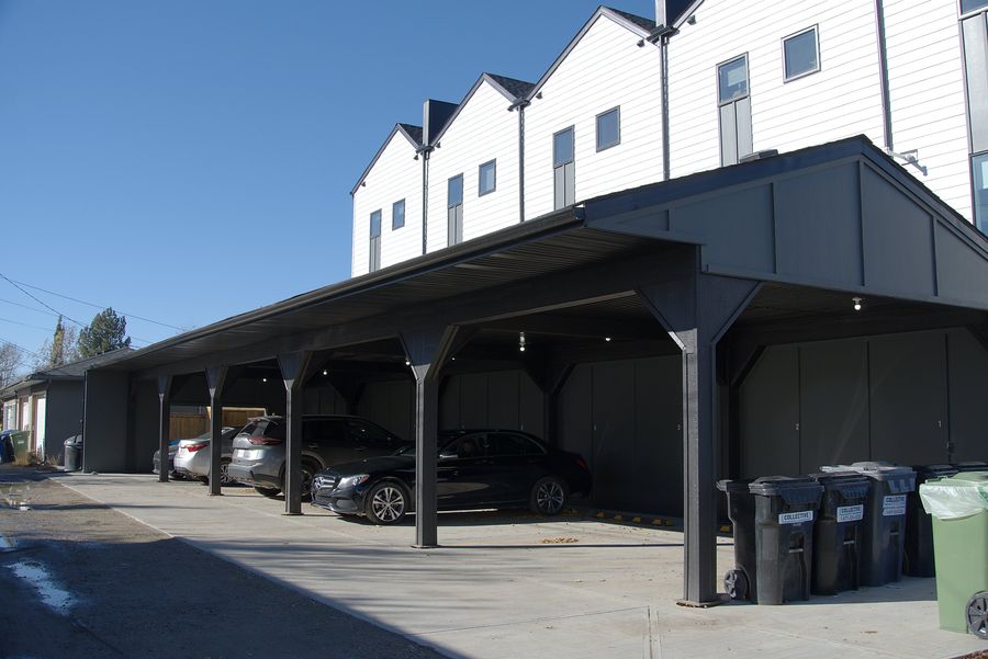 Carport structure, built by our crews, Calgary