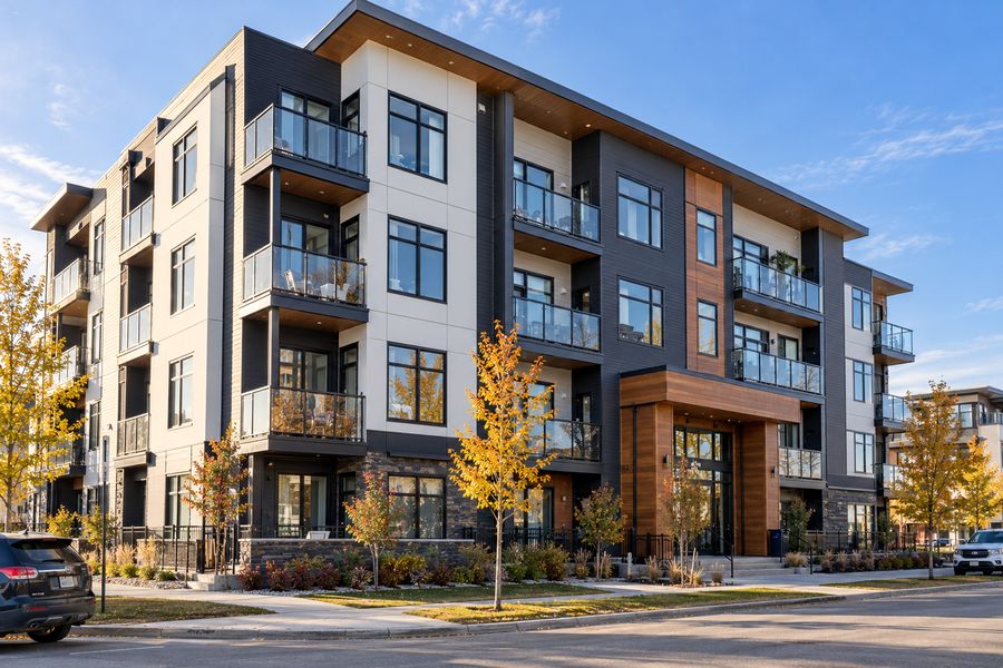 Condominium exterior envelope